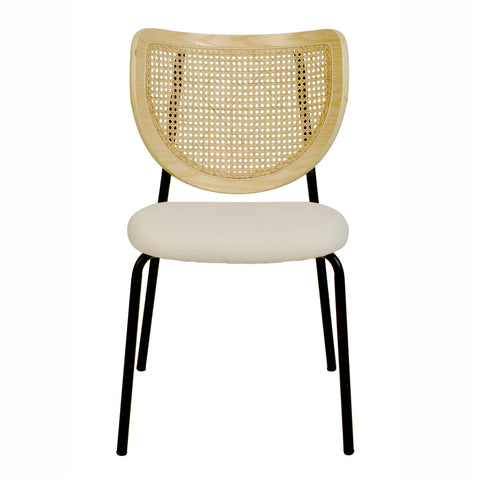 Nessie Natural Rattan Dining Chair - Set of 2 Model: TOV-D68874