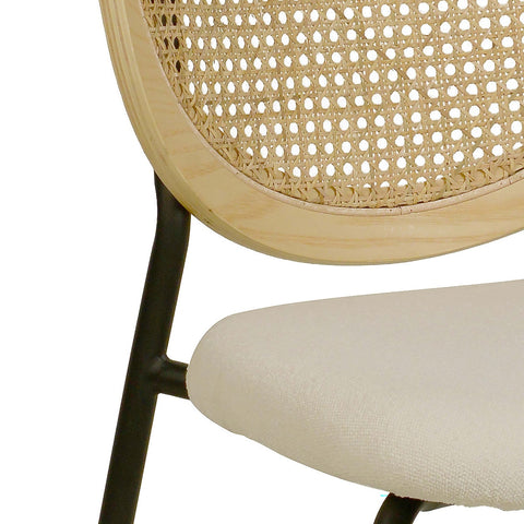 Nessie Natural Rattan Dining Chair - Set of 2 Model: TOV-D68874