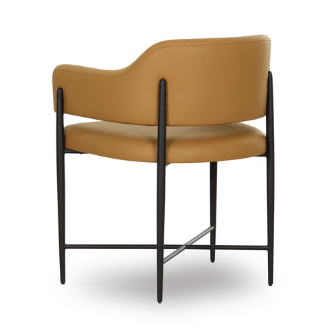 Sezanne Tan Vegan Leather Dining Chair Model: TOV-D69058