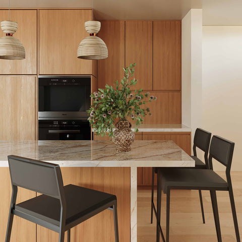 Gale Black Performance Vegan Leather Stackable Stool - Set of 2 Model: TOV-D69067