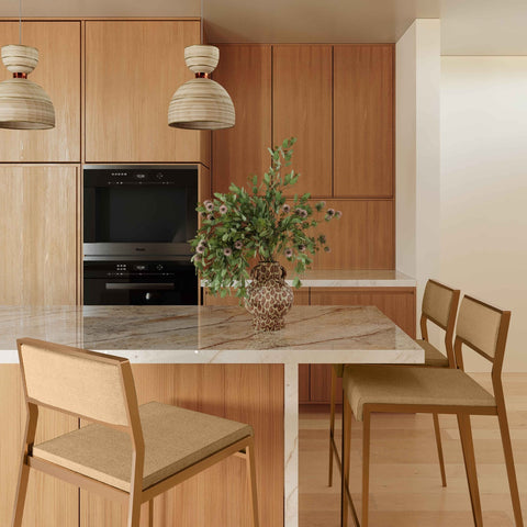 Gale Tan Basketweave Stackable Stool - Set of 2 Model: TOV-D69068