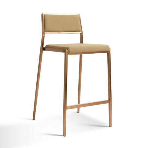 Gale Tan Basketweave Stackable Stool - Set of 2 Model: TOV-D69068