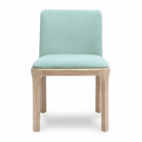 Rebecca Light Blue Performance Velvet Dining Chair Model: TOV-D69080