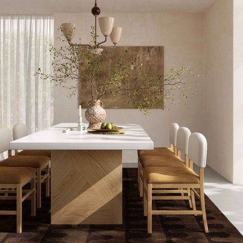 Calla Cognac Performance Velvet Dining Chair Model: TOV-D69103