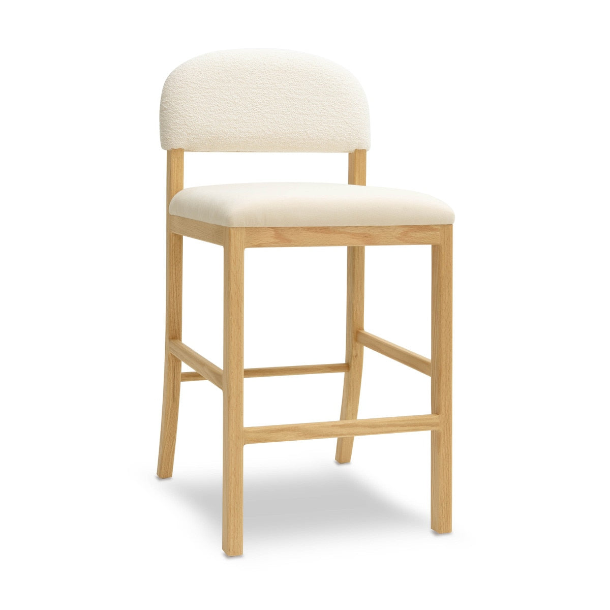 Calla Cream Performance Velvet Counter Stool Model: TOV-D69104