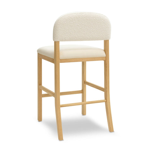Calla Cream Performance Velvet Counter Stool Model: TOV-D69104