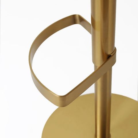 Primrose Cream Textured Performance Fabric Adjustable Stool Model: TOV-D69225