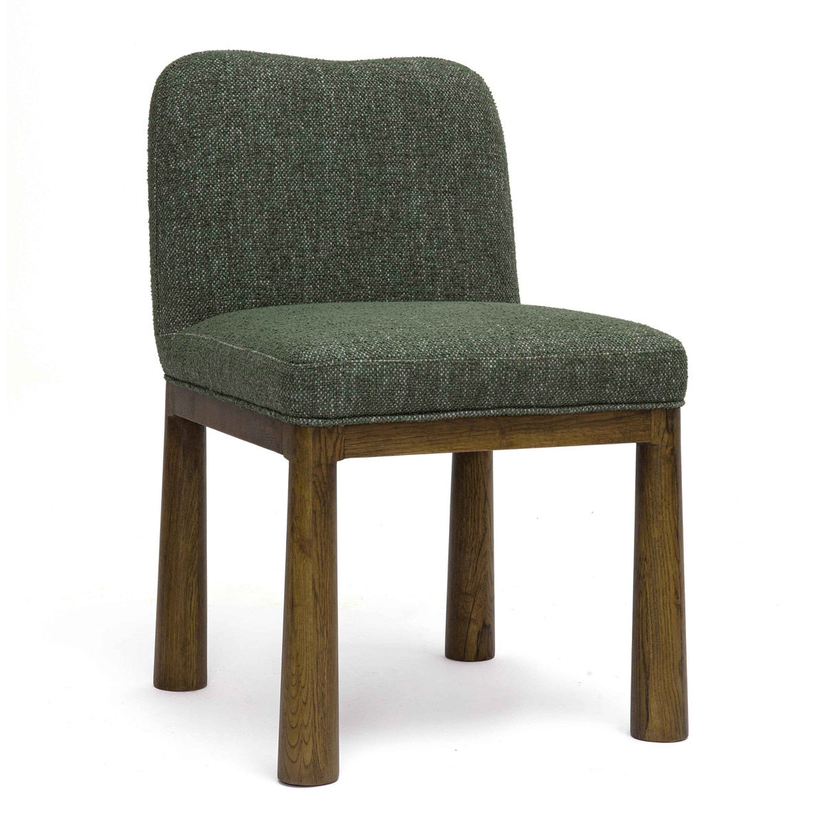 Tiara Forest Green Performance Basketweave Fabric Dining Chair Model: TOV-D69245