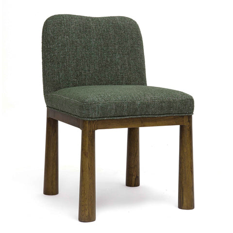Tiara Forest Green Performance Basketweave Fabric Dining Chair Model: TOV-D69245