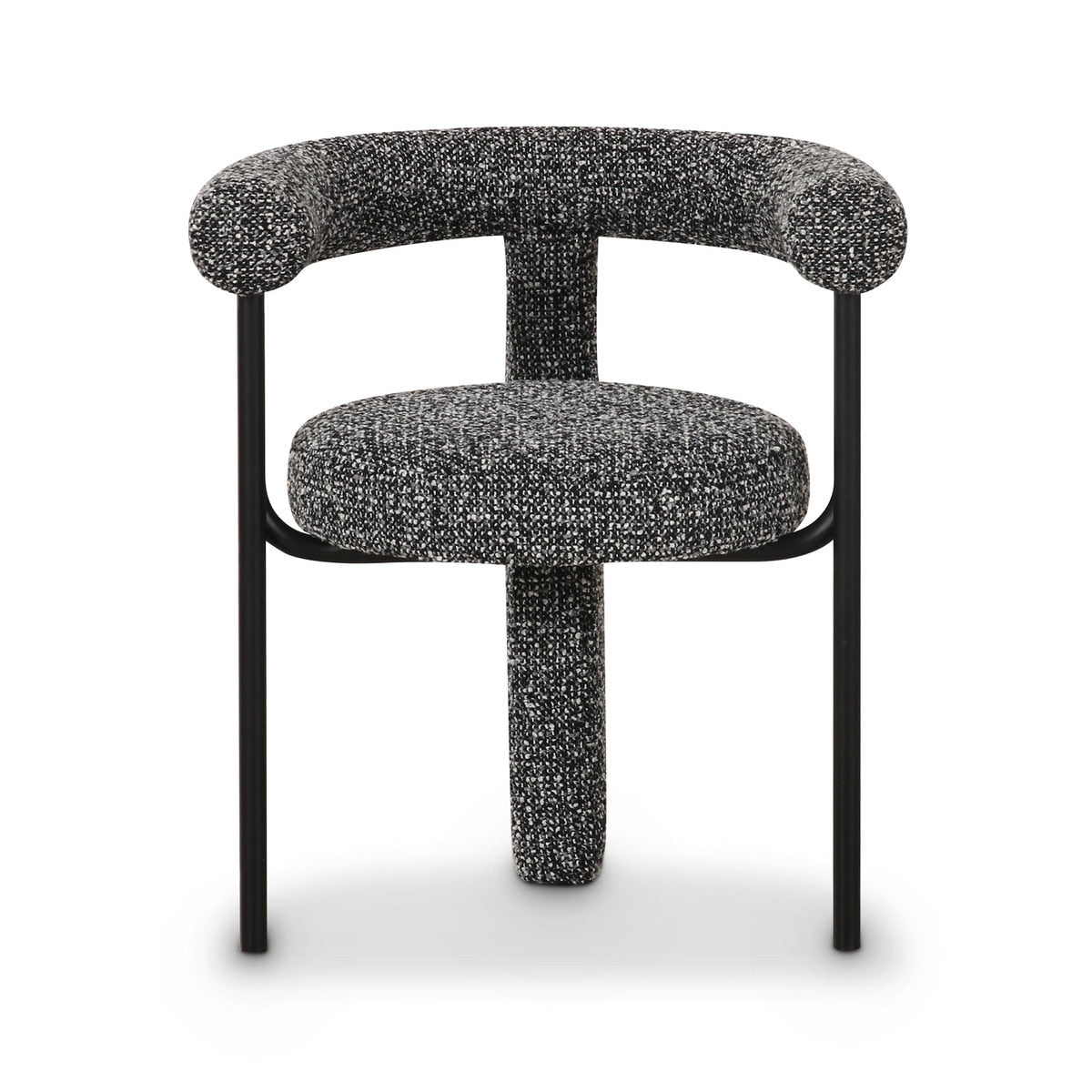 Synn Black Performance Boucle Dining Chair Model: TOV-D69258