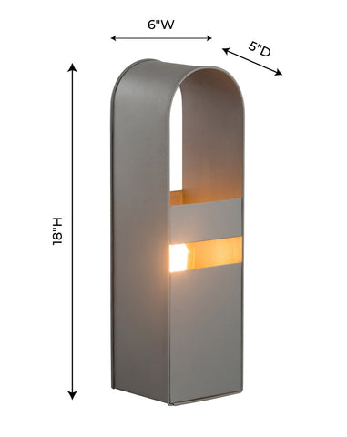 Arther Grey Tall Table Lamp Model: TOV-G18253