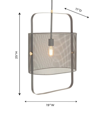 Klaus Large Grey Pendant Model: TOV-G18263