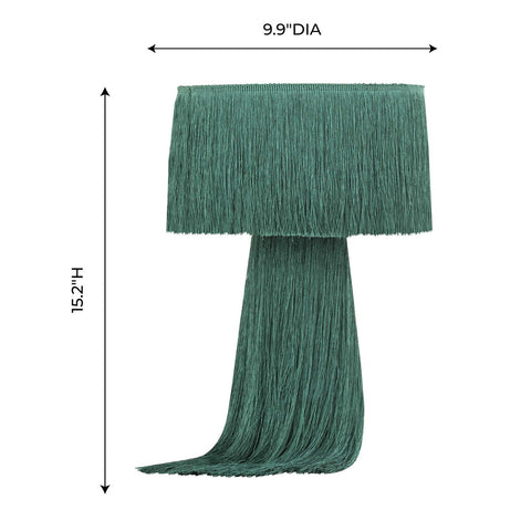 Atolla Emerald Tassel Table Lamp Model: TOV-G18286