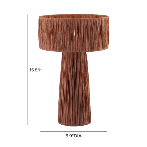 Shelby Raffia Brick Table Lamp Model: TOV-G18378