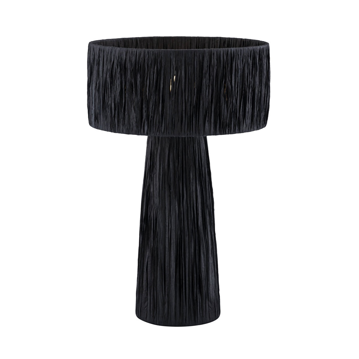 Shelby Raffia Black Table Lamp Model: TOV-G18379