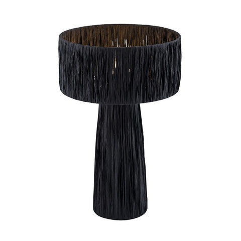 Shelby Raffia Black Table Lamp Model: TOV-G18379