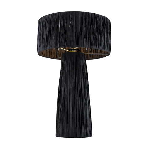 Shelby Raffia Black Table Lamp Model: TOV-G18379