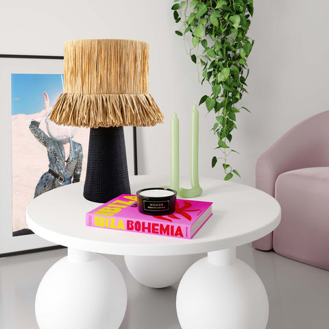 Amira Raffia Natural Table Lamp Model: TOV-G18381