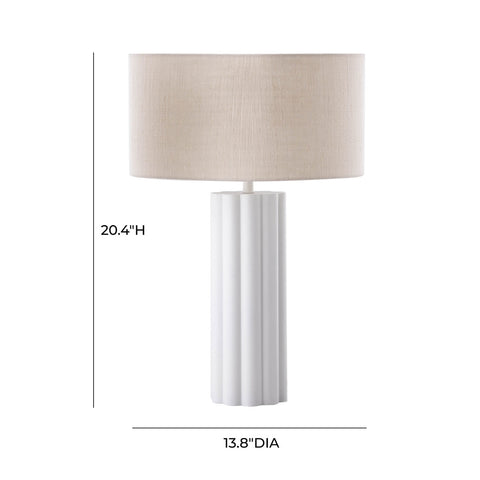 Latur Cream Table Lamp Model: TOV-G18385