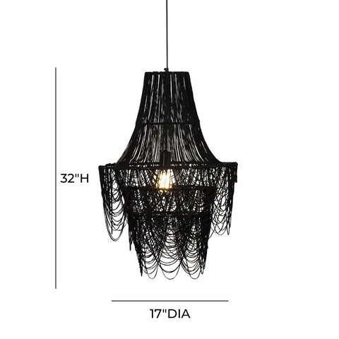 Raipur Black Pendant Model: TOV-G18387