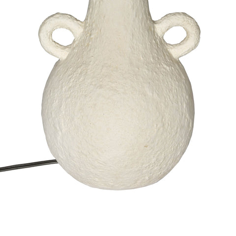 Lalit Natural & White Ceramic Table Lamp Model: TOV-G18460