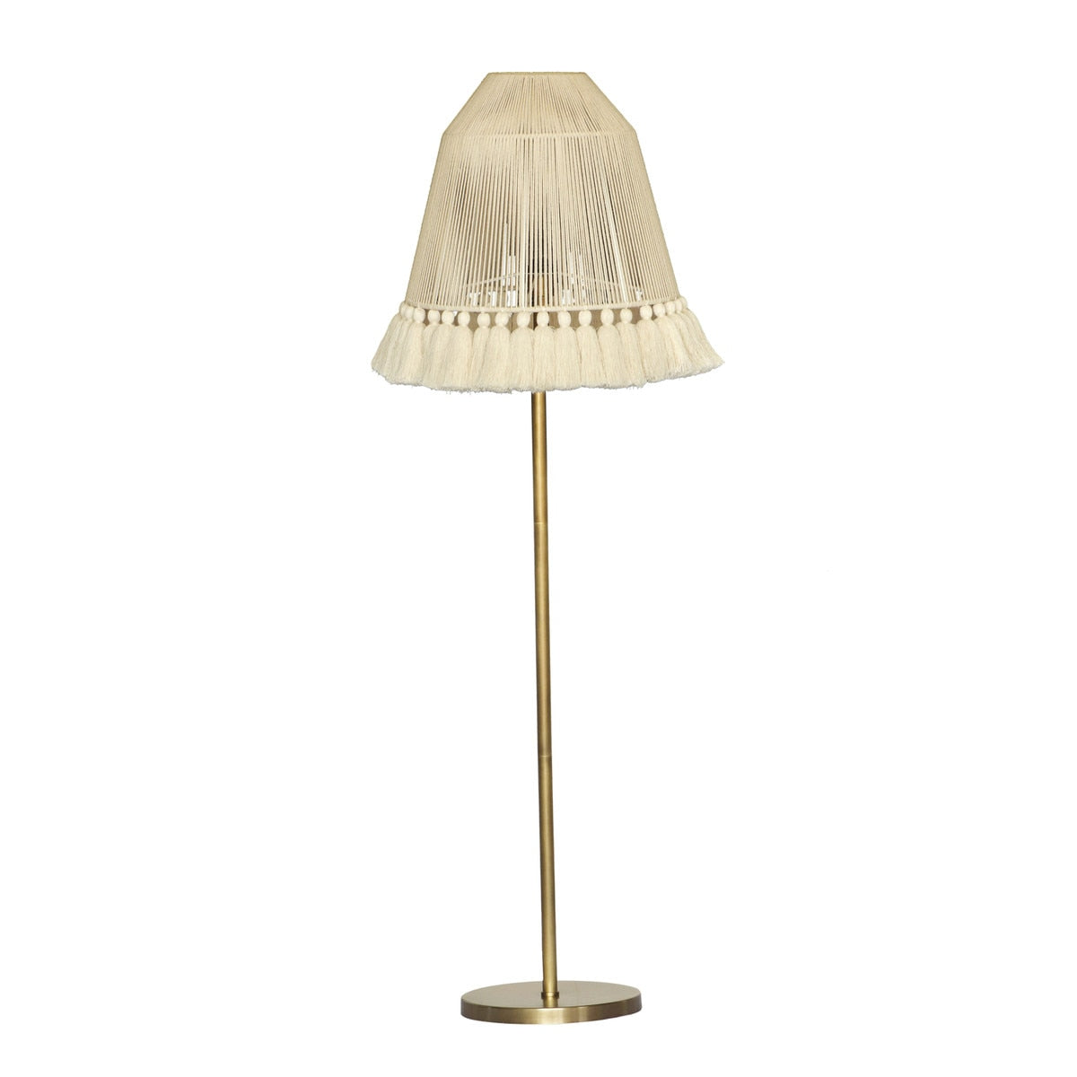 June White Tall Floor Lamp Model: TOV-G18461