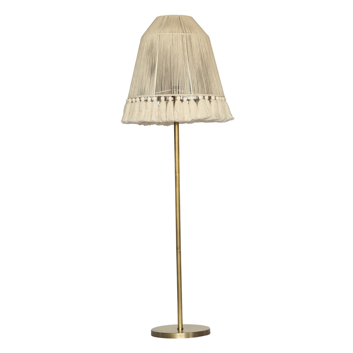 June White Medium Floor Lamp Model: TOV-G18463