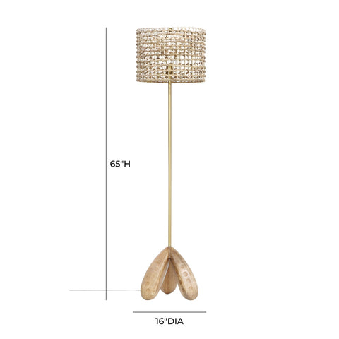 Alondra Wooden Floor Lamp Model: TOV-G18482