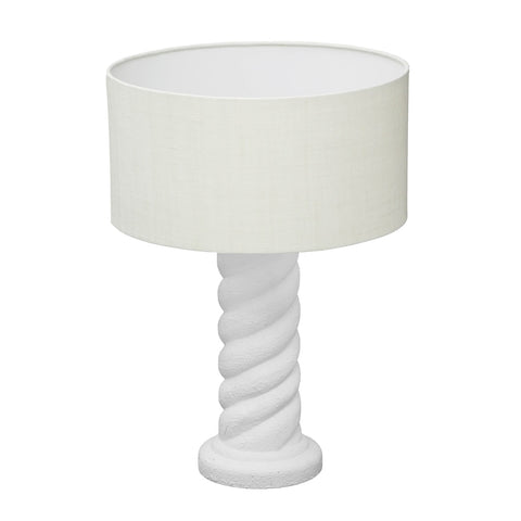 Rapunzel White and Cream Table Lamp Model: TOV-G18556