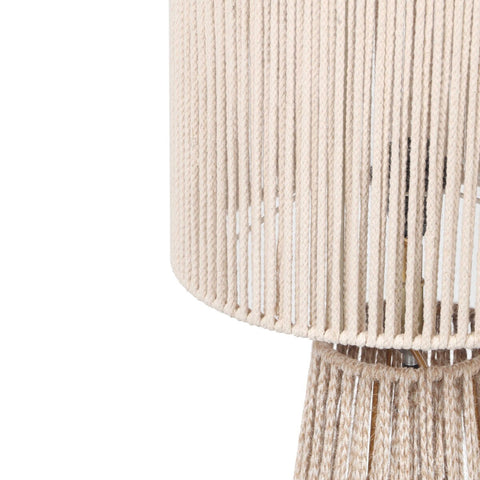 Beam Cream Natural Jute Floor Lamp Model: TOV-G18562
