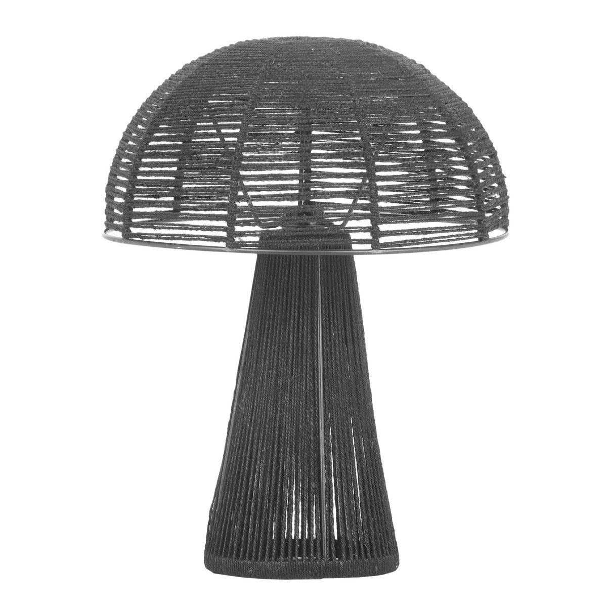 Oddy Black Jute Table Lamp Model: TOV-G18565