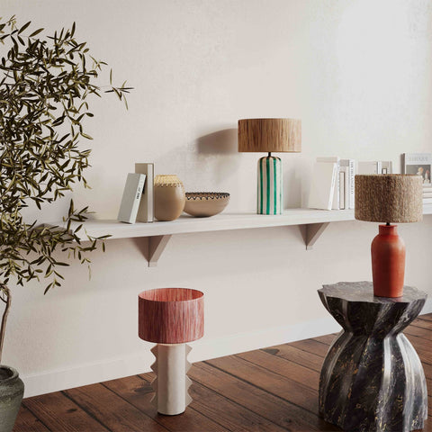 Atrani Natural Terracotta Table Lamp Model: TOV-G18576