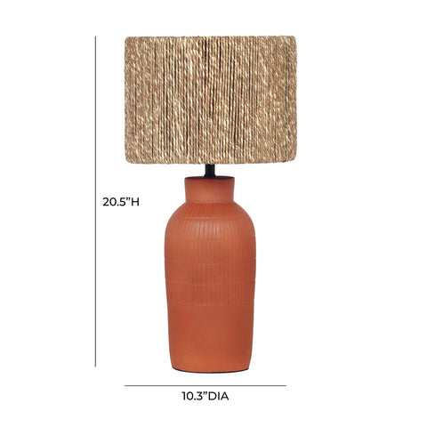 Atrani Natural Terracotta Table Lamp Model: TOV-G18576