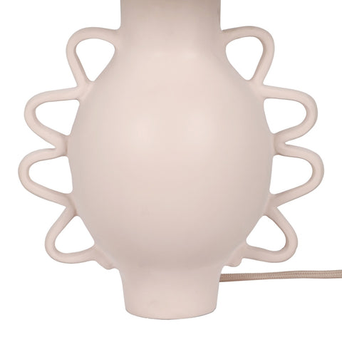 Hazza Cream Pleated Table Lamp Model: TOV-G18586