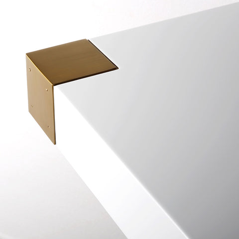 Adeline White Lacquer Dining Table Model: TOV-G5496