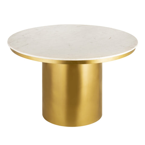 Alisin Marble 47" Round Dining Table Model: TOV-GT5506