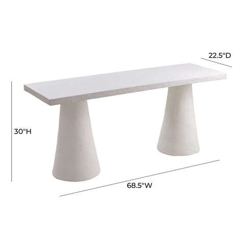 Dayana Desk in Faux Plaster Model: TOV-H44162