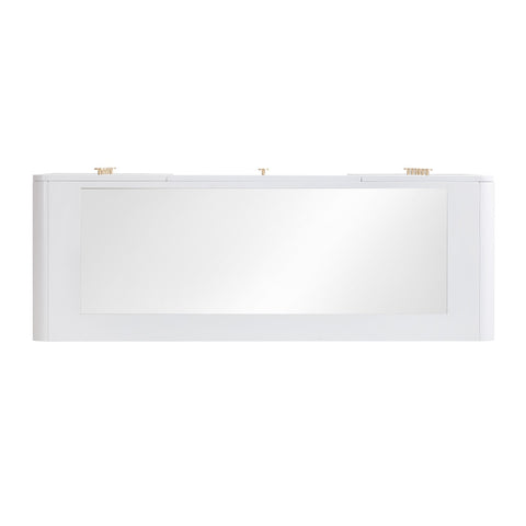 Hollywood White Desk with Vanity Mirror Model: TOV-H54352