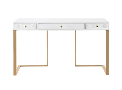 Janie White Lacquer DeskÂ  Model: TOV-H5519