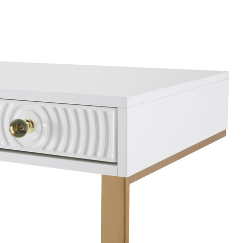 Janie White Lacquer DeskÂ  Model: TOV-H5519