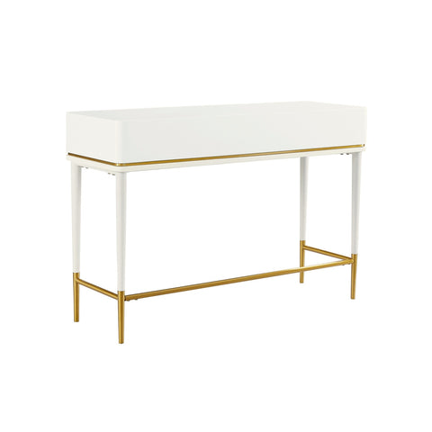 Mariah Two Drawer Off-White Desk Model: TOV-H68716