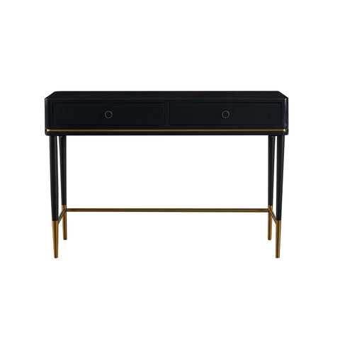 Mariah Two Drawer Black Desk Model: TOV-H68717