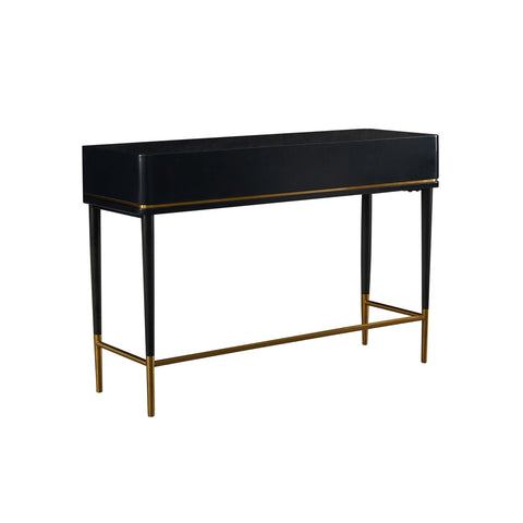 Mariah Two Drawer Black Desk Model: TOV-H68717