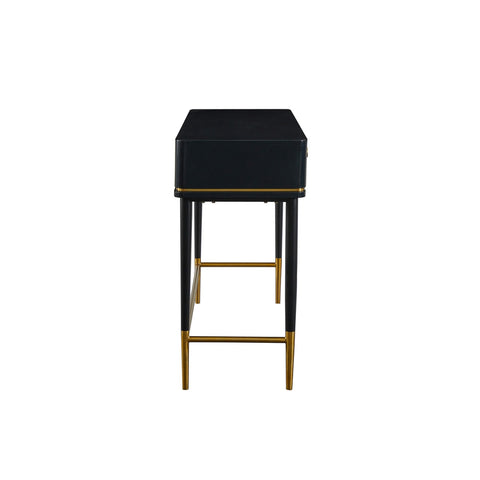Mariah Two Drawer Black Desk Model: TOV-H68717