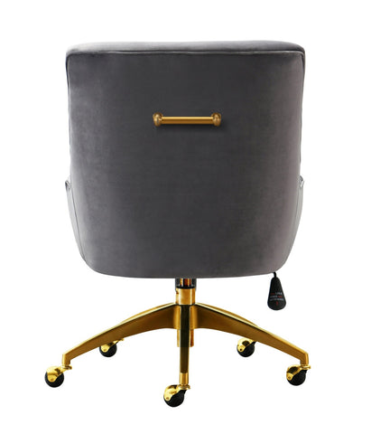 Beatrix Grey Office Swivel Chair Model: TOV-H7231