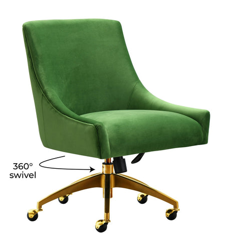 Beatrix Green Office Swivel Chair Model: TOV-H7232