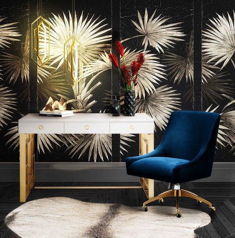 Beatrix Navy Office Swivel Chair Model: TOV-H7233