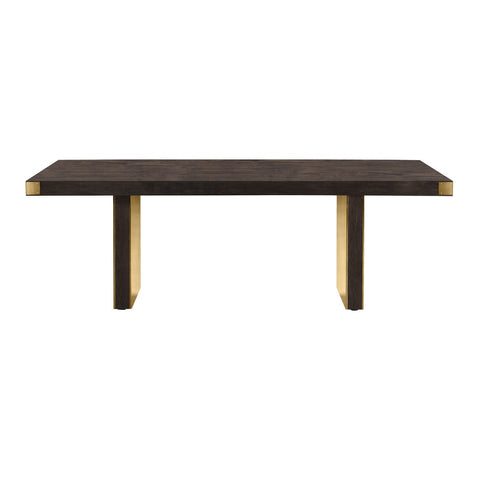 Selena Chocolate Brown Ash Dining Table by Inspire Me! Home Decor Model: TOV-IHD68562