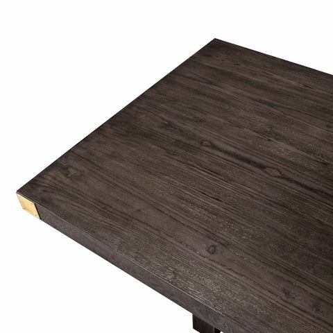Selena Chocolate Brown Ash Dining Table by Inspire Me! Home Decor Model: TOV-IHD68562