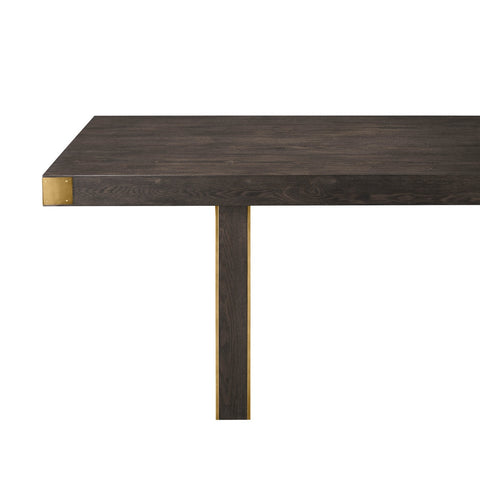 Selena Chocolate Brown Ash Dining Table by Inspire Me! Home Decor Model: TOV-IHD68562